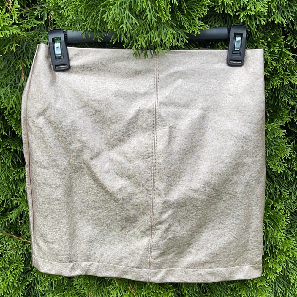 Holister leather skirt